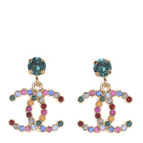 chanel rainbow earrings|chanel earrings for women.